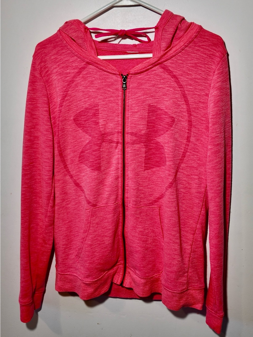 Under Armour Women's Hot Pink Full-Zip Hoodie